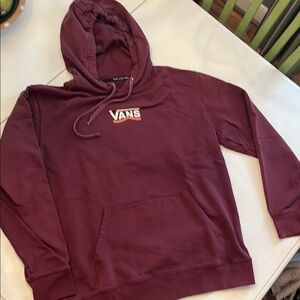 Vans Maroon Pullover Sweater with Logo